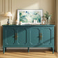CozyHome Storage Cabinet with 4 Doors and Adjustable Shelves