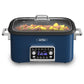 Heynemo 12-in-1 Digital Slow Cooker, 8QT Multi-Cooker with Adjustable Temp, Timer, Auto Shut-Off, Removable Non-Stick Pot & Dishwasher-Safe Glass Lid