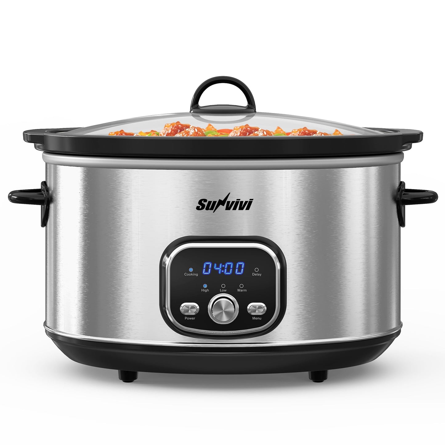 Heynemo 8.5QT Programmable Slow Cooker with Delay Function