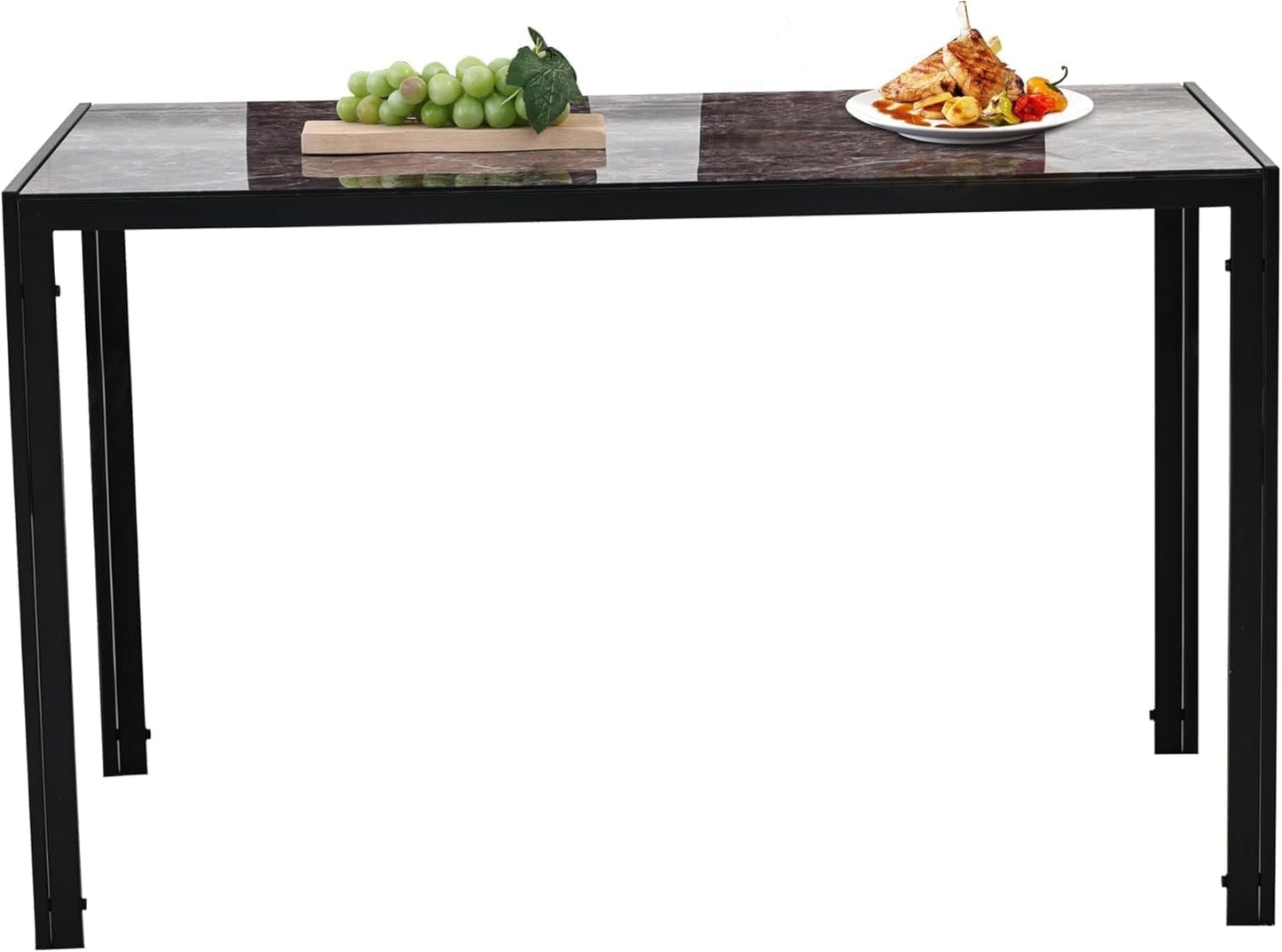 RoyalCraft  47" Dining Table for 2-4People, Rectangular Kitchen & Dining Room Tables for Eating Dinner¡ê?Black