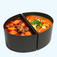 Sunvivi 2-in-1 Silicone Slow Cooker Liners, Reusable Divider Insert for 6QT Crock Pot, Bpa Free, Dishwasher Safe, Grey