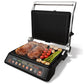 Sunvivi 3-in-1 Electric Indoor Grill & Griddle, 1600W Panini Press Sandwich Maker with 180¡ã Flat Open, Nonstick Plates, Locking Lid