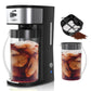 Sunvivi Iced Tea Maker Cold Brew Electric with 2.5-Quart Pitcher, Black-3