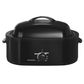 Superjoe 18 Quart Roaster Oven, 24lb Electric Turkey Roaster with Self-Basting Lid and Removable Pan & Rack, Stainless Steel Roaster Oven for Roasting, Grilling, Baking, Easy Clean, Black