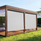 Superjoe Outdoor Roller Shade with 95% UV Block, Waterproof, Cordless, 4'W x 6'H, Gray