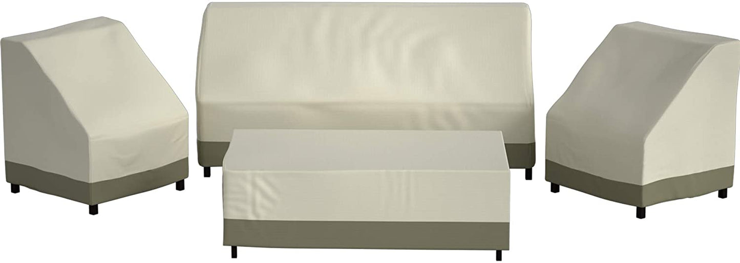 4 Piece Outdoor Furniture Cover Waterproof