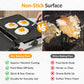 3-in-1 Electric Grill Indoor, Panini Press & Sandwich Maker with Removable Plates, 1600W, 8 Cooking Modes, 180¡ã Flat Opening, Adjustable Temp, Ceramic Nonstick Dishwasher Safe, Stainless Steel