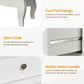 RoyalCraft White 6 Drawer Dresser, Large Storage Chest with Ball Bearing Slide, Wide Chest of Drawers, Modern Wood Dresser for Bedroom, Living Room, Hallway, Entryway, White