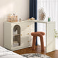 May in Color Modern Dressing Table and Chest of Drawers Combo, 3 Drawers & 1 Door, Perfect for Bedroom, Dressing Room