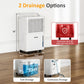Cozy Home 22 Pint Dehumidifier for Home 1500 Sq Ft with Drain Hose & 71oz Tank, Portable Dehumidifiers for Basement Bedroom Bathroom