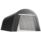 RoyalCraft Domed Carport, Portable Garage with 2 Roll up Doors, Heavy Duty Car Canopy Party Tent, All-Season Storage Shelter Shed Carport for Motorcycle, Boat, Truck, or Garden Tools, 12' x 25'