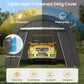 Heynemo 13' x 20' Heavy Duty Carport with Weatherproof PE Cover and Steel Frame, Portable Outdoor Car Canopy Party Tent with 2 Roll up Doors