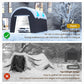 RoyalCraft Domed Carport, Portable Garage with 2 Roll up Doors, Heavy Duty Car Canopy Party Tent, All-Season Storage Shelter Shed Carport for Motorcycle, Boat, Truck, or Garden Tools, 10' x 20'