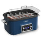 Heynemo 12-in-1 Digital Slow Cooker, 8QT Multi-Cooker with Adjustable Temp, Timer, Auto Shut-Off, Removable Non-Stick Pot & Dishwasher-Safe Glass Lid