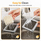 Heynemo Professional Potato Slicer, Heavy Duty French Fry Cutter with Replaceable 1/2" & 3/8" Blades, Stainless Steel Construction