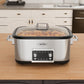 SUNVIVI Programmable 8 Quart Slow Cooker, Stainless Steel