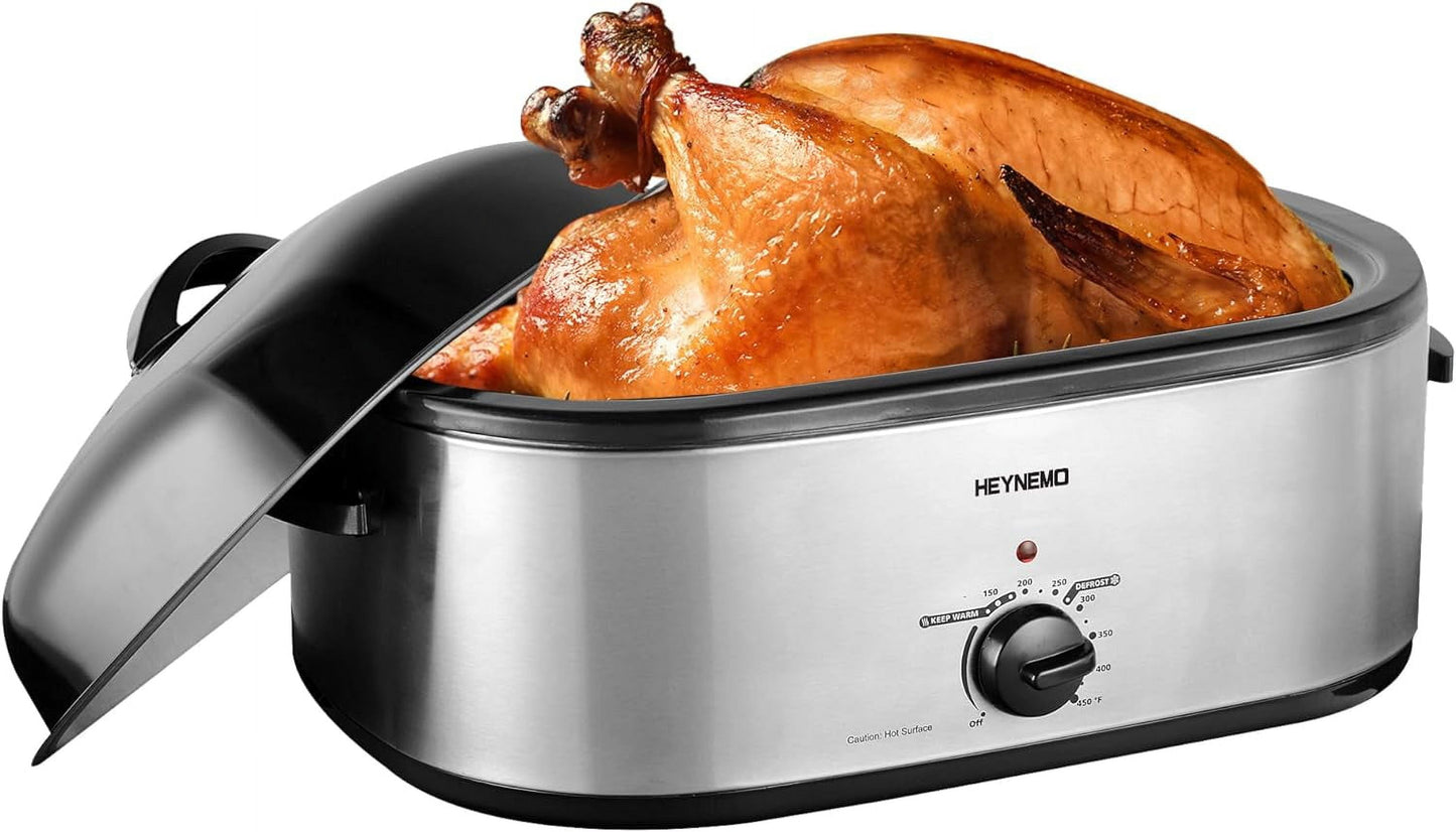 Superjoe Roaster Oven 1450W 18 qt Electric Rotisserie and Roaster