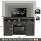 Mayincolor Fireplace TV Stand for 65+ inch, Farmhouse Entertainment Center with 23" Electric Fireplace with Remote, Modern Rustic TV Console Storage Cabinet with Sliding Bar Door , Dark Grey