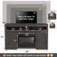 Mayincolor Fireplace TV Stand for 65+ inch, Farmhouse Entertainment Center with 23" Electric Fireplace with Remote, Modern Rustic TV Console Storage Cabinet with Sliding Bar Door , Dark Grey