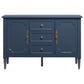 Heynemo Buffet Sideboard with 2 Doors & 3 Drawers, Storage Cabinet with Adjustable Shelves for Living Room, Dining Room, Blue