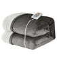 SUNVIVI Electric Heated Blanket, 84" x 62" Twin Size Electric Blanket with 10 Heating Levels and 12 Hours Auto-Off, Soft Flannel Blanket with ETL Certification,Grey