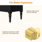 May in Color Buffet Sideboard Table Set of 2, 59'' Mid Century Modern Console Table, Media Cabinet with 4 Doors, Accent Cabinet Wood Sideboard, for Entryway, Living Room, Dining Room, Black