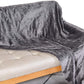 Superjoe Electric Heated Blanket 60" x 50" Double-Layer Flannel 4 Heat Settings and Auto-off, Grey