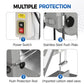 Sunvivi 1500W Electric Meat Saw, Bone Cutting Bandsaw with 5 Blades, Adjustable Thickness for Beef, Pork, Chicken, Fish