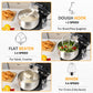 Heynemo 3-in-1 Electric Stand Mixer With Blender & Juicer - 6.5QT, Black