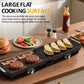 Heynemo 1600W Electric Griddle with Dual Cooking Zones