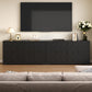 May in Color Sideboard Buffet with Storage Cabinet, 56" Modern Sideboard for Entryway, Dining Room, Living Room, Black