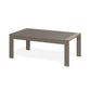 May in Color Outdoor Coffee Table Rectangle, Metal Patio Coffee Table for Balcony, Garden, Deck, Backyard, Beige