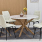 Royalcraft 47" Round Dining Table, Mid Century Modern Table for 4-6 Person£¬White