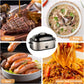 Superjoe 20 Quart Electric Roaster Oven with Self-Basting Lid & Removable Pan,Stainless Steel,Sliver,1 PCS