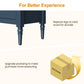 May in Color Buffet Sideboard Table Set of 2, 59'' Mid Century Modern Console Table, Media Cabinet with 4 Doors, Accent Cabinet Wood Sideboard, for Entryway, Living Room, Dining Room, Blue