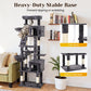 Multi-Level Large Cat Tree Tower for Large Cats with Scratching Posts, Condos, Perch, Hammocks & Toys ¨C Modern Indoor Cat Jungle Gym for 6-7 Cats, 23.6" x 19.7" x 73.2", Grey