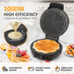 Sunvivi 5 Heart-Shaped Waffle Maker with Adjustable Temp