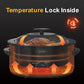 Sunvivi 8-Quart Roaster Oven with Self-Basting Lid, Removable Pan and Rack, Black