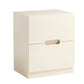 May in Color 2-Drawer Nightstand, Handless Bedside Table for Bedroom, Living Room, Hallway, Beige