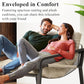 Royalcraft Modern Accent Chair, Comfy Armchair with Cushion and Metal Frame, Lounge Sofa Chair for Living Room, Bedroom, Home Office, Beige