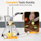Heynemo Professional Potato Cutter, French Fry Slicer with Replaceable Blades, Stainless Steel Heavy Duty Vegetable Chopper