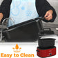 Superjoe 22QT Electric Roaster Oven, with Self-Basting Lid, Stainless Steel Roaster Pan, Red