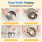 Heynemo 4-in-1 Multifunctional Food Processor, 350W Electric Chopper with Meat Grinder, Juicer, Coffee Grinder & Garlic Peeler