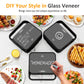 Heynemo Versatile 3-in-1 Waffle Maker & Panini Press, 850W Electric Sandwich Maker with Removable Non-Stick Plates, Tempered Glass Lid, Cool Touch Handle & Easy Cleanup
