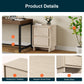 Heynemo 2-Drawer Dresser, Modern Wood Design with Clean Edges, Versatile Storage for Bedroom, Living Room, Office, and Entryway, Beige
