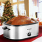 Superjoe 22 Quart Roaster Oven Turkey Oven Chicken Roaster for Cooking Warming, Stainless Steel Silver-1