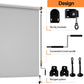Superjoe Outdoor Roller Shade for Patio with 95% UV Protection, Cordless Roll Up Blind, Waterproof, Gray