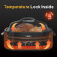 CozyHom 18 Quart Electric Roaster Oven with Self-Basting Lid, Turkey Roaster Oven Buffet with Removable Pan, Cool-Touch Handles, Blue