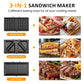 Heynemo 3 in 1 Electric Waffle, Grill & Sandwich Maker