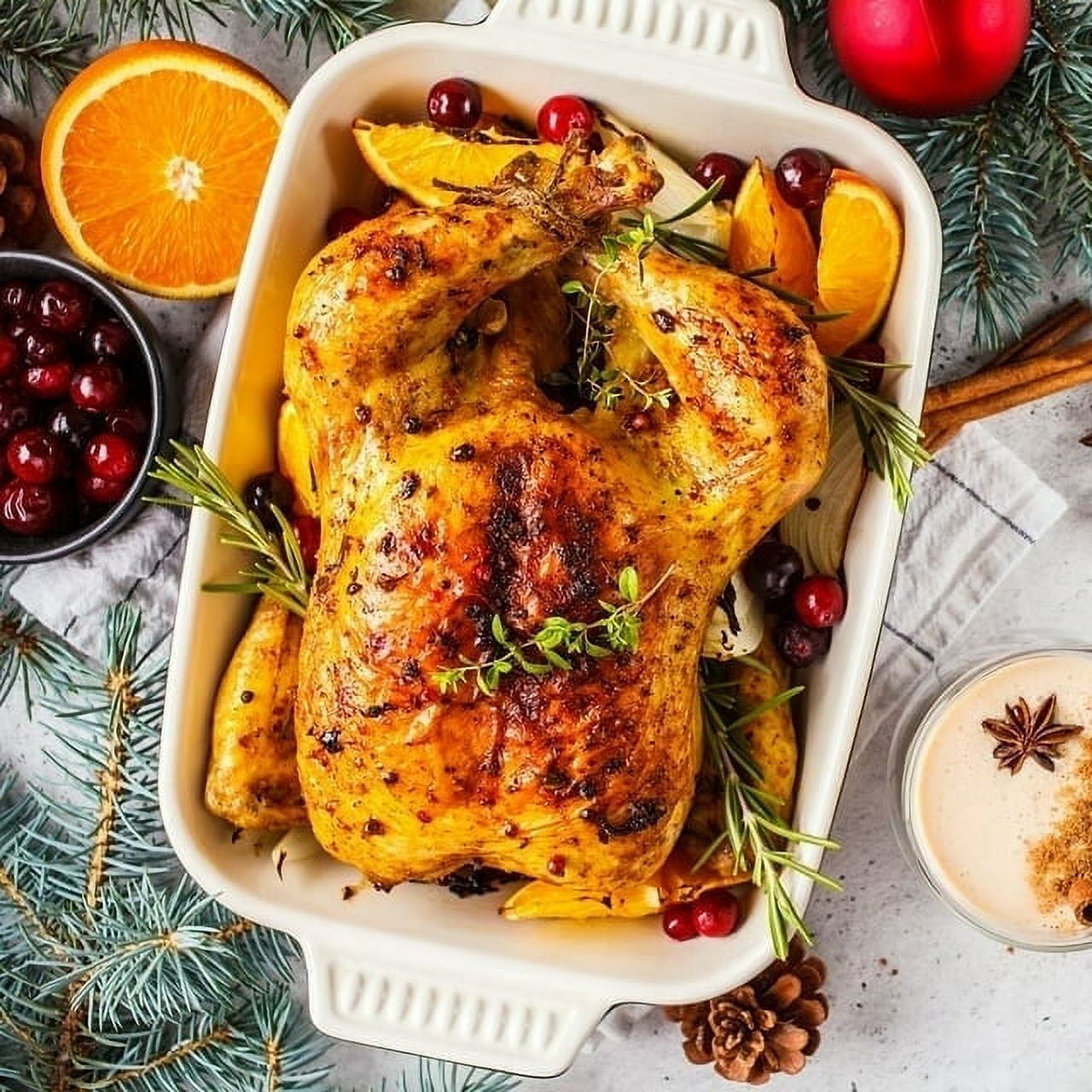 Superjoe 18 QT Electric Roaster Oven, Stainless Steel Roaster Pan for Turkey with Removable Insert Pot, Black